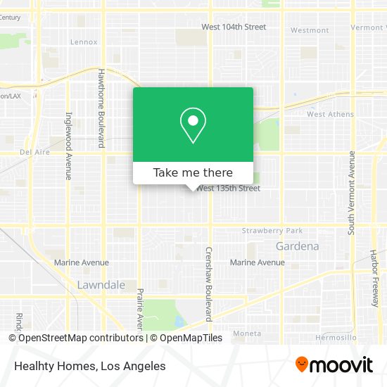 Healhty Homes map