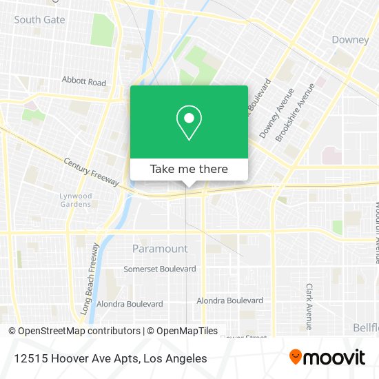 12515 Hoover Ave Apts map