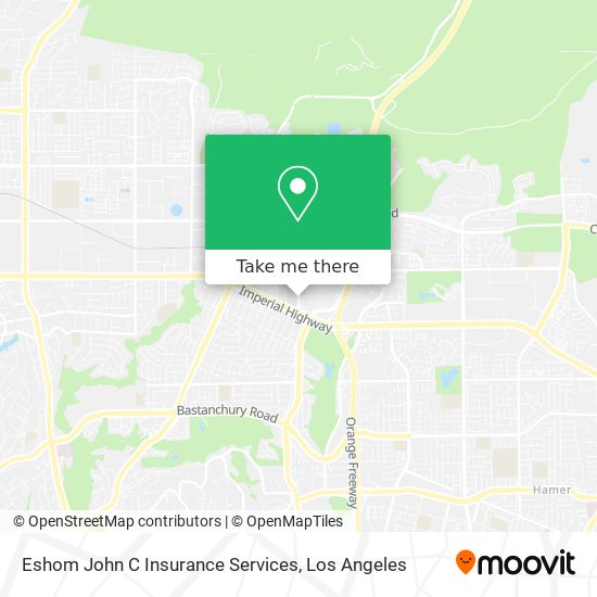 Eshom John C Insurance Services map