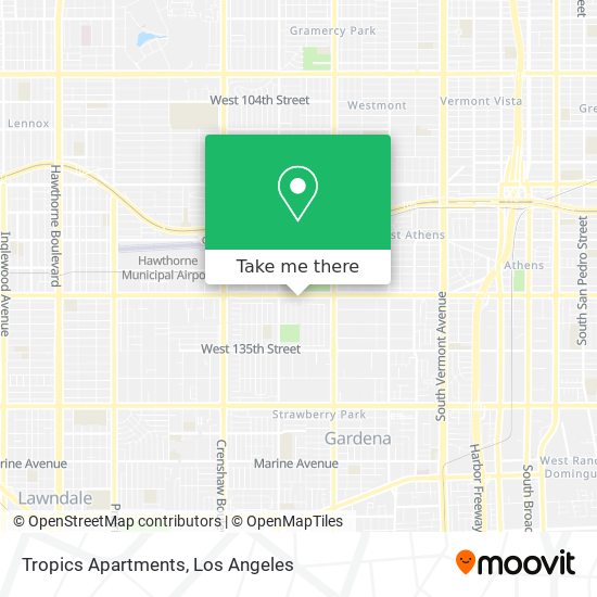 Mapa de Tropics Apartments