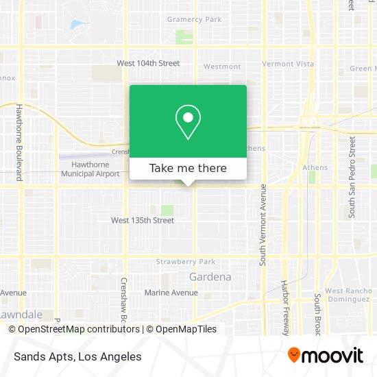 Sands Apts map