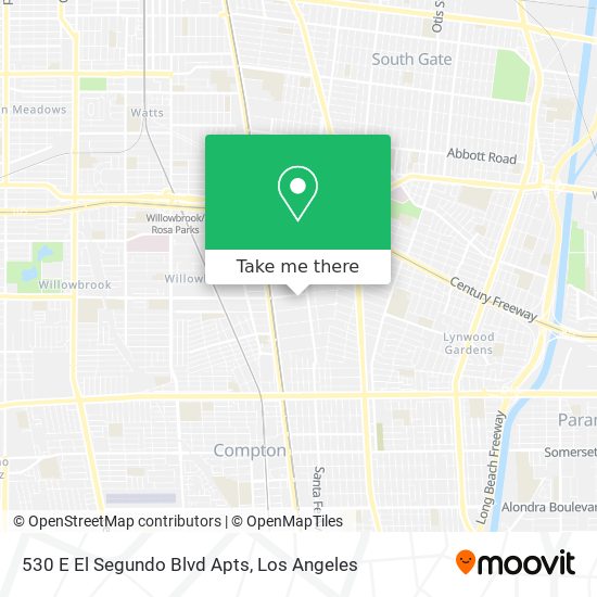 530 E El Segundo Blvd Apts map