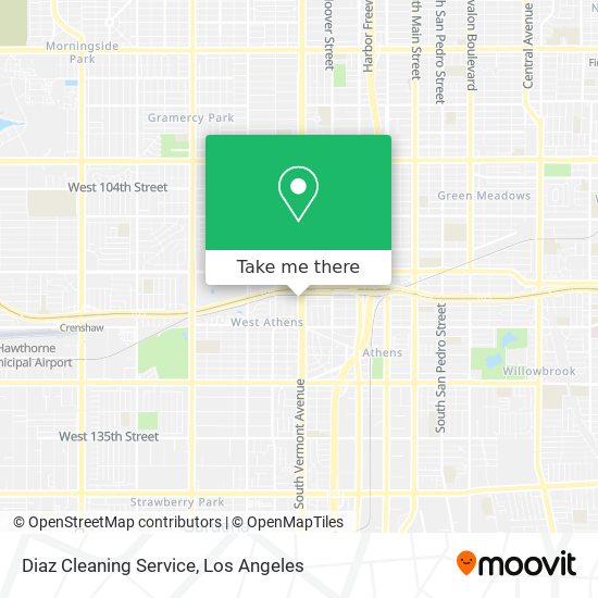 Diaz Cleaning Service map