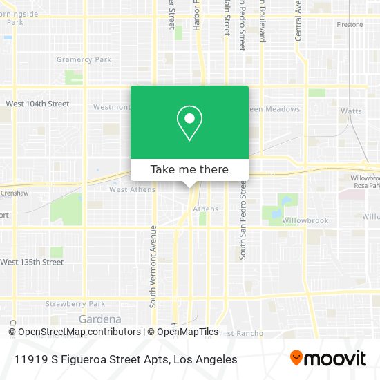 Mapa de 11919 S Figueroa Street Apts