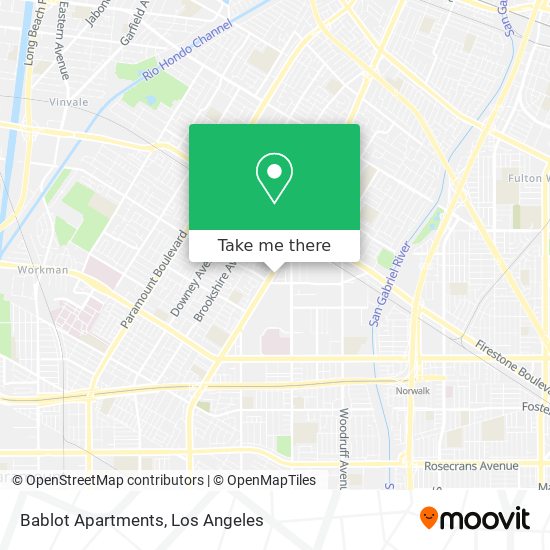 Mapa de Bablot Apartments