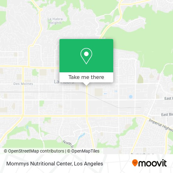 Mommys Nutritional Center map