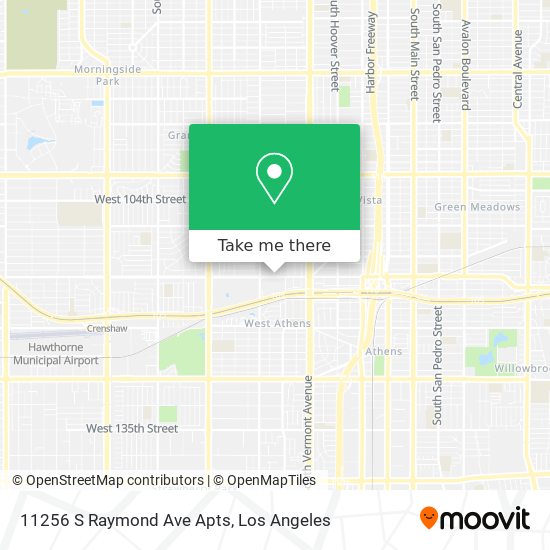 Mapa de 11256 S Raymond Ave Apts