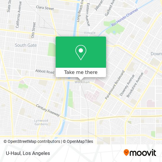 U-Haul map