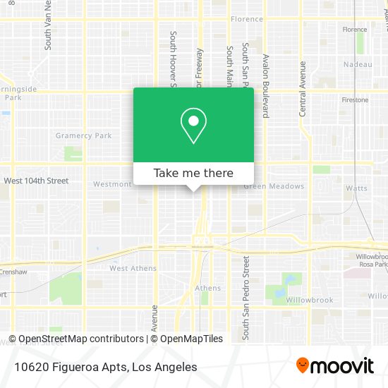 Mapa de 10620 Figueroa Apts