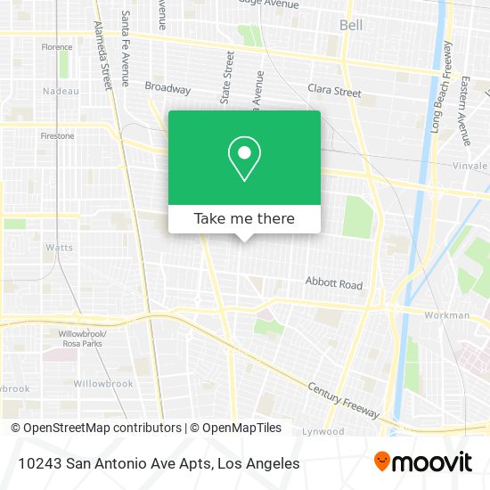 Mapa de 10243 San Antonio Ave Apts