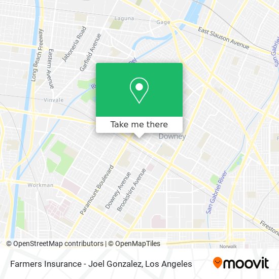 Farmers Insurance - Joel Gonzalez map