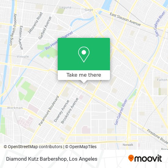 Diamond Kutz Barbershop map