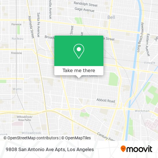 9808 San Antonio Ave Apts map