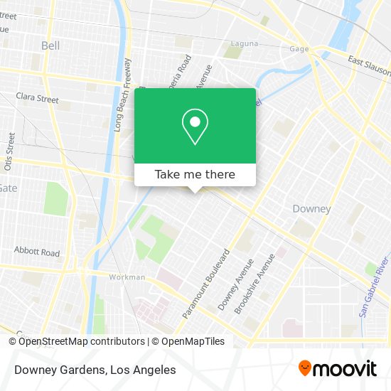 Downey Gardens map