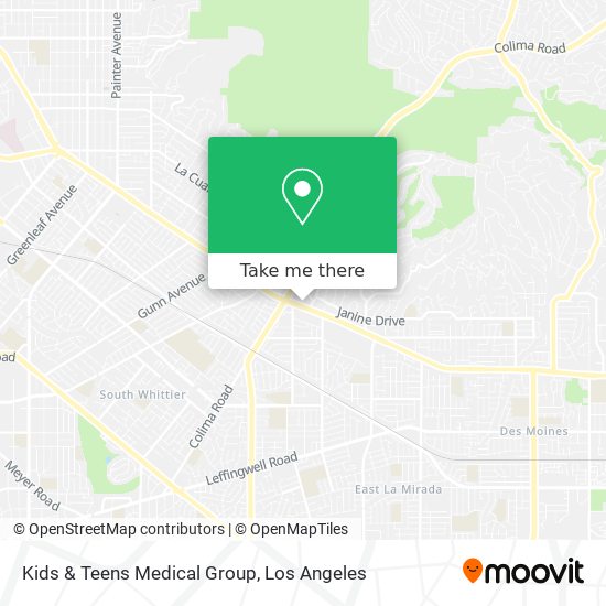 Kids & Teens Medical Group map