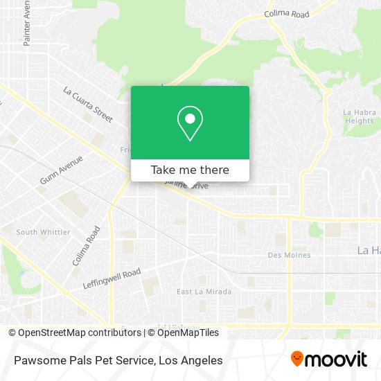 Pawsome Pals Pet Service map