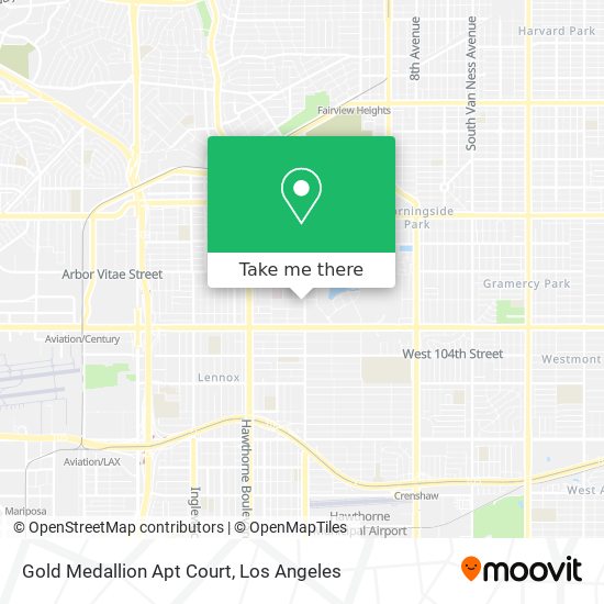 Mapa de Gold Medallion Apt Court