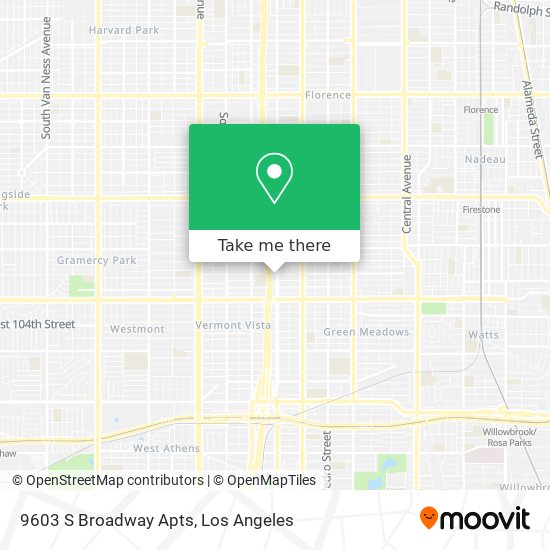 Mapa de 9603 S Broadway Apts