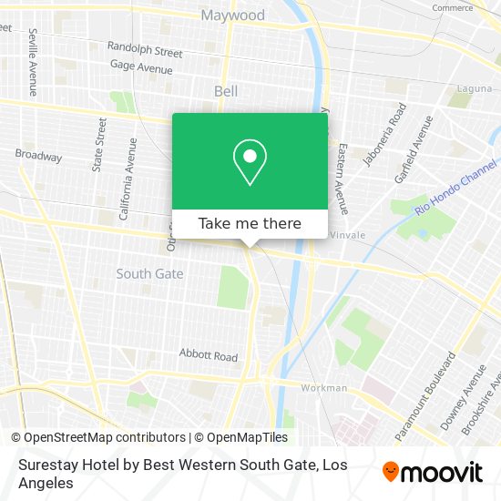 Mapa de Surestay Hotel by Best Western South Gate