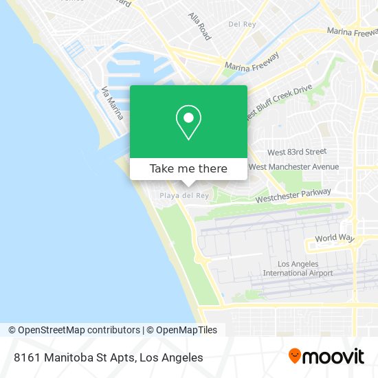 Mapa de 8161 Manitoba St Apts