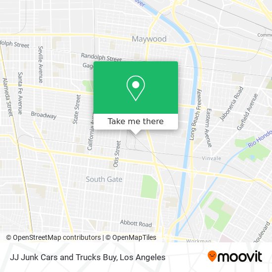 JJ Junk Cars and Trucks Buy map