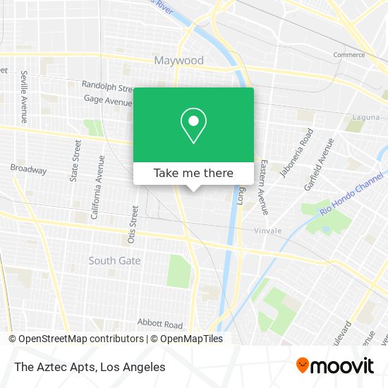 The Aztec Apts map