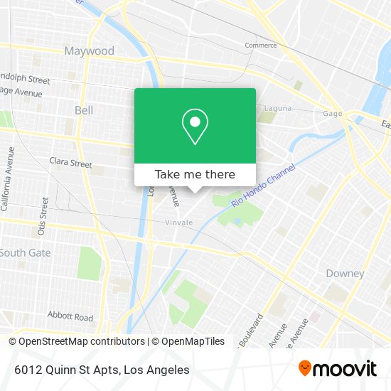 6012 Quinn St Apts map