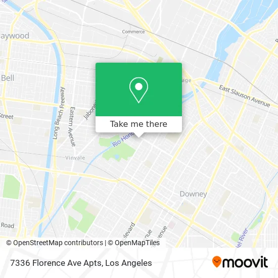 7336 Florence Ave Apts map