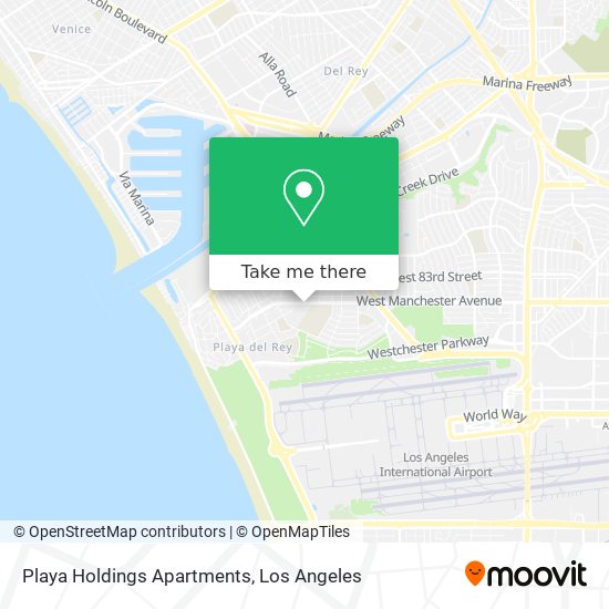 Playa Holdings Apartments map