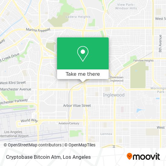 Mapa de Cryptobase Bitcoin Atm