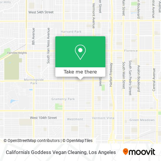 Mapa de California's Goddess Vegan Cleaning
