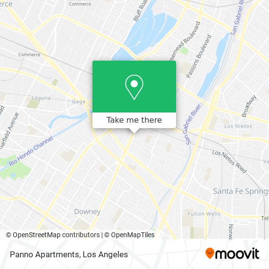 Panno Apartments map