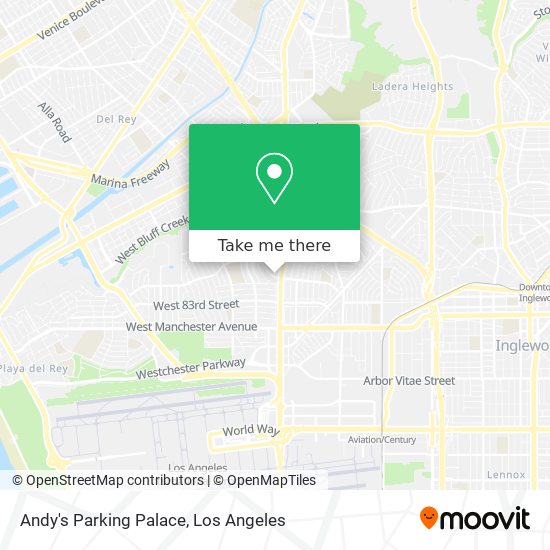 Mapa de Andy's Parking Palace