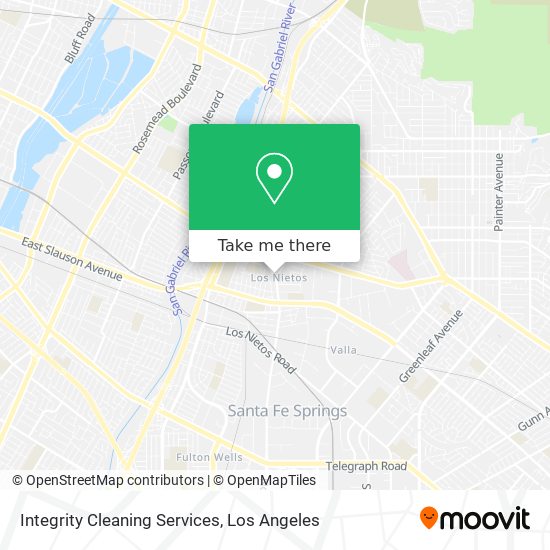 Mapa de Integrity Cleaning Services