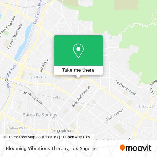 Blooming Vibrations Therapy map