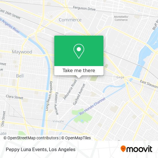 Mapa de Peppy Luna Events