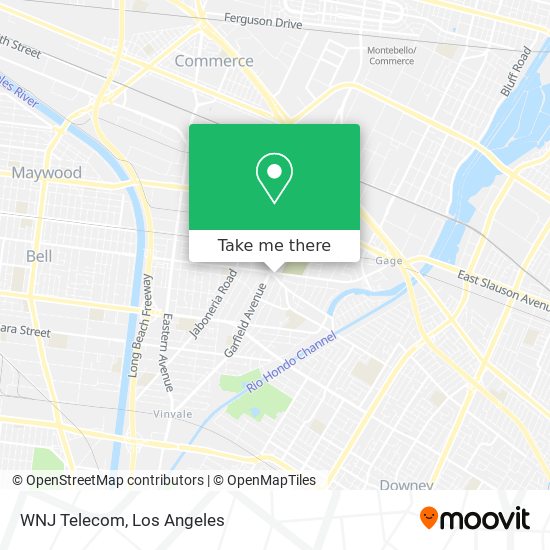 WNJ Telecom map