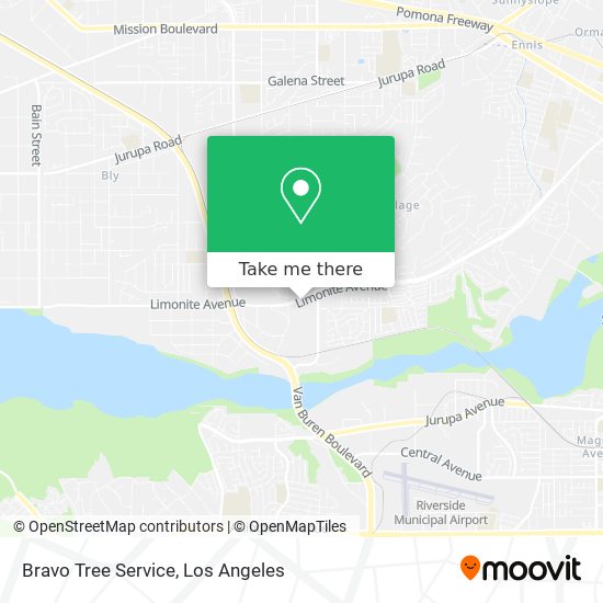 Bravo Tree Service map