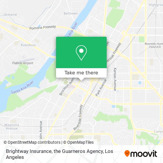 Mapa de Brightway Insurance, the Guarneros Agency