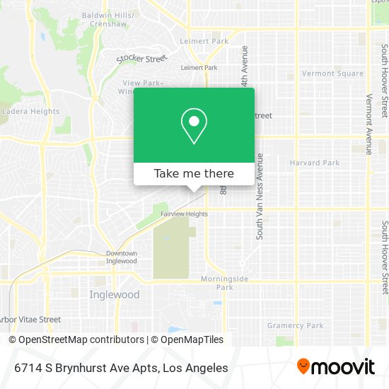 6714 S Brynhurst Ave Apts map