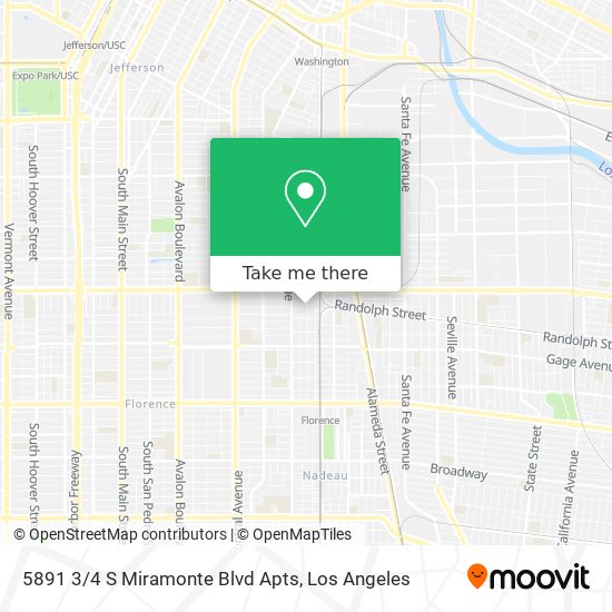 5891 3/4 S Miramonte Blvd Apts map