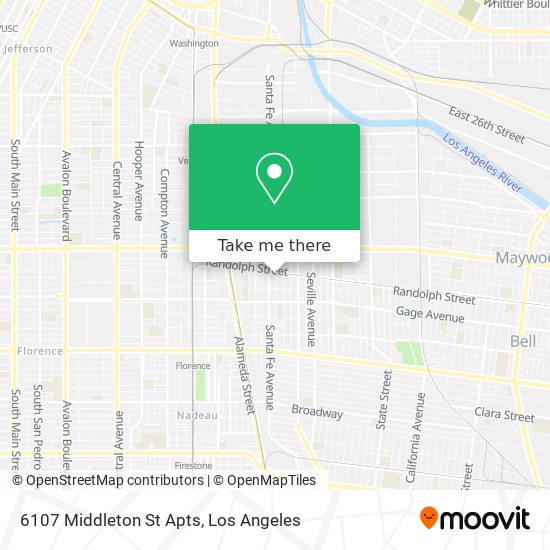 6107 Middleton St Apts map