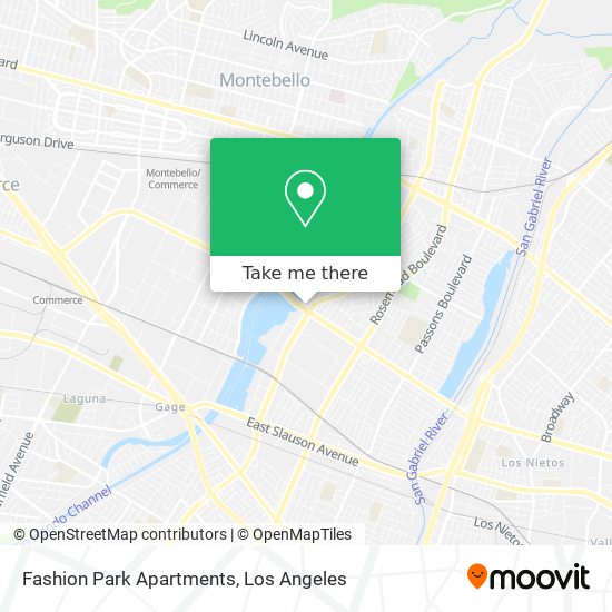 Fashion Park Apartments map