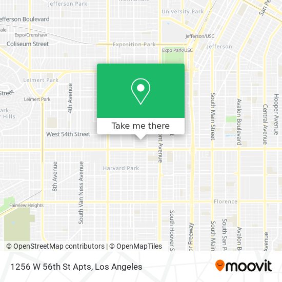 1256 W 56th St Apts map