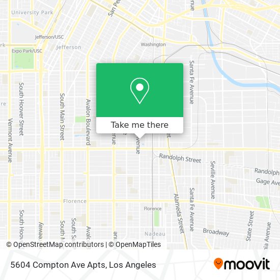 Mapa de 5604 Compton Ave Apts