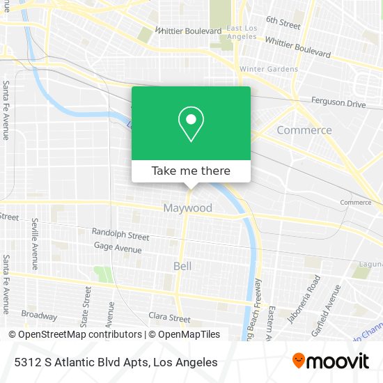 5312 S Atlantic Blvd Apts map