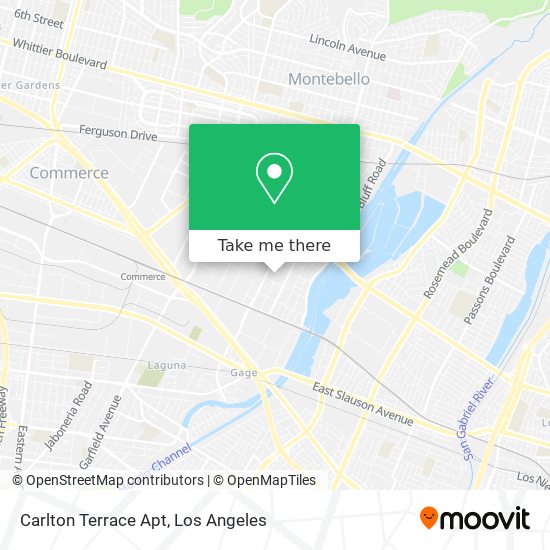 Carlton Terrace Apt map