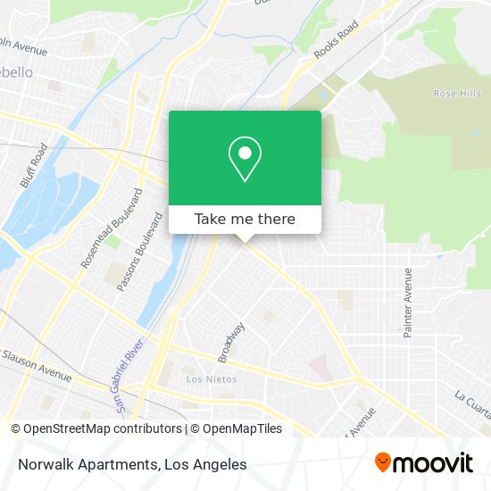 Norwalk Apartments map