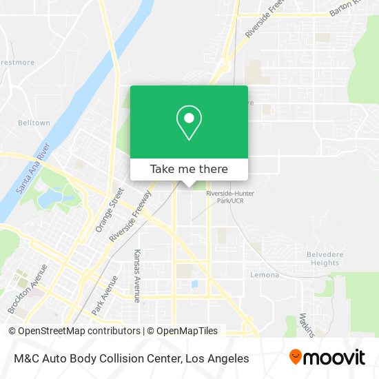 Mapa de M&C Auto Body Collision Center