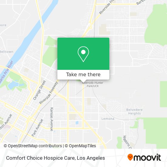 Comfort Choice Hospice Care map